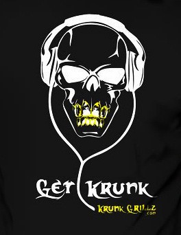 Black T-Shirt [Get Krunk] Grillz