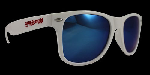 White/Blue Sunglasses